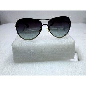 Tahari TH3651 Aviator Black Rose Gold 400UV Sunglasses Gradient 57-15-133mm